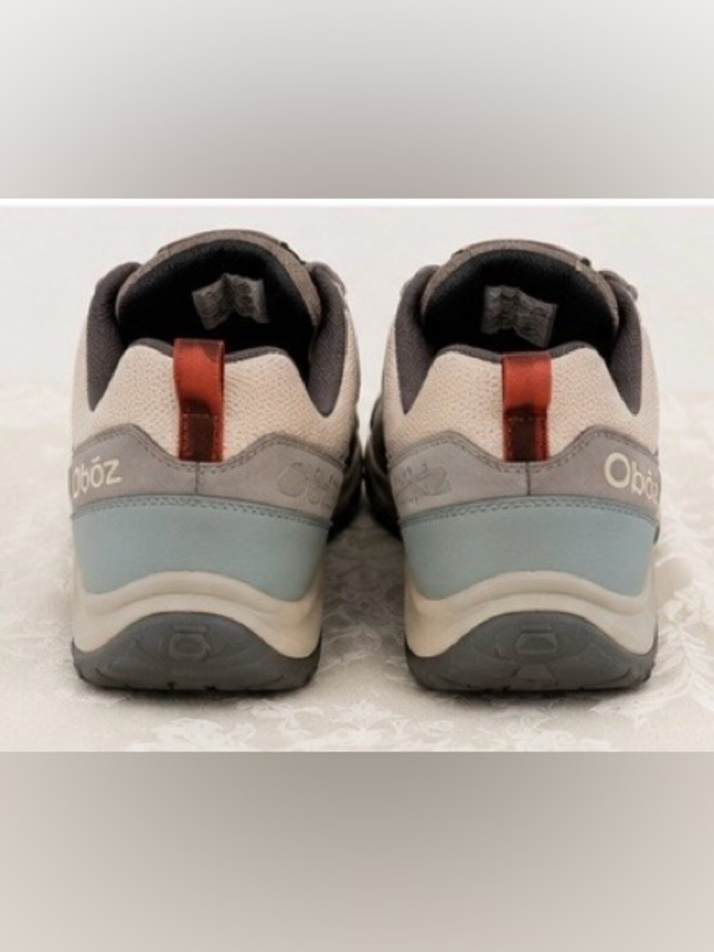 Oboz Ousel B Dry Waterproof Hiking Shoes Gray Blue Womens 10M- EUC - Picture 3 of 10
